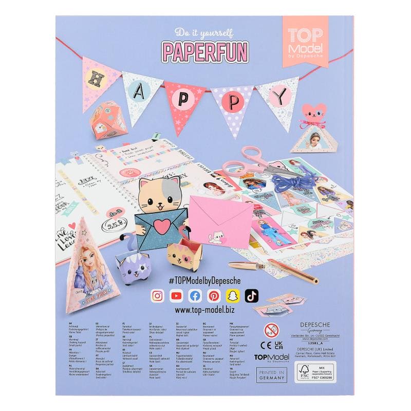 TOPModel DIY Paper Fun Book CUTIE STAR | Boutique Ballooons