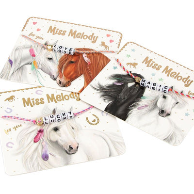 Miss Melody Armband Textil mit Statem | Boutique Ballooons