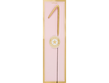 1 gold Goldstück pink Wondercandle® classic | Boutique Ballooons