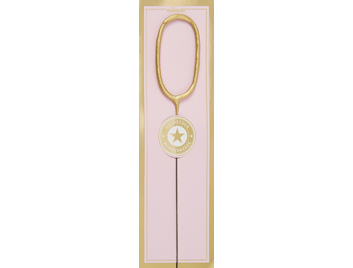 0 gold Goldstück pink Wondercandle® classic | Boutique Ballooons