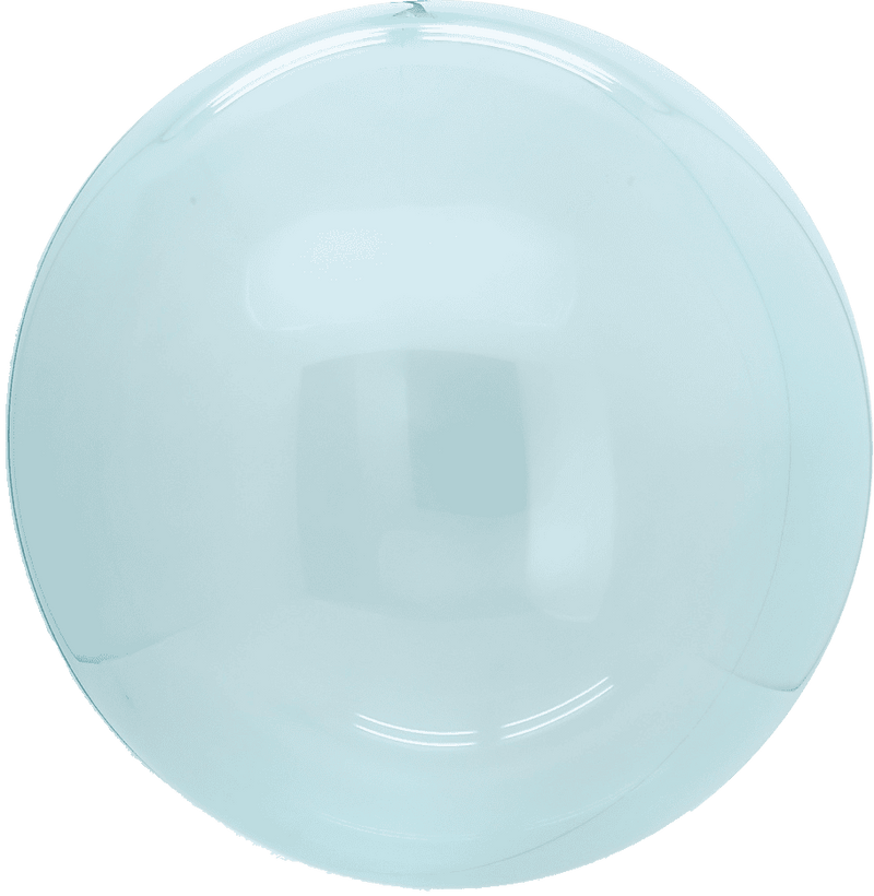 Crystal Globe Transparent Blau XXL