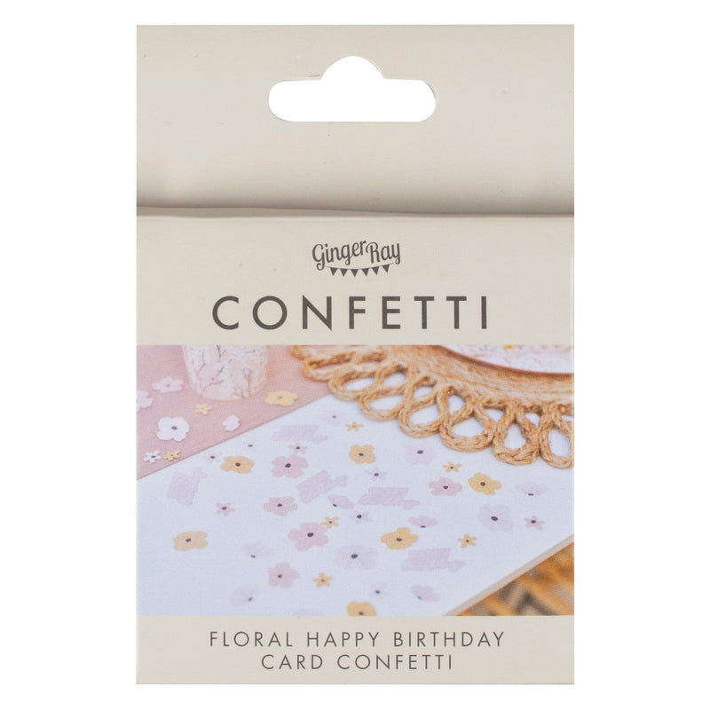 Blumiges Happy Birthday Konfetti | Boutique Ballooons