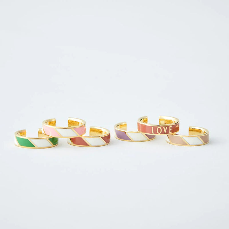 STRIPED CANDY RING