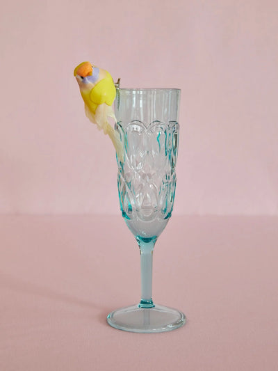 Acrylic Champagne Glass - Mint