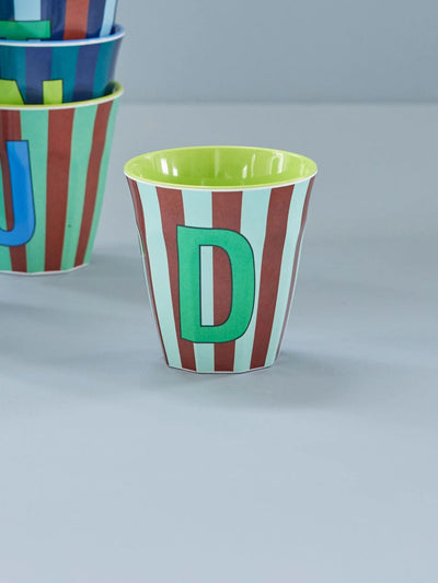 Mittelgroße Becher - Mehrfarbig - D - Stripes | Boutique Ballooons