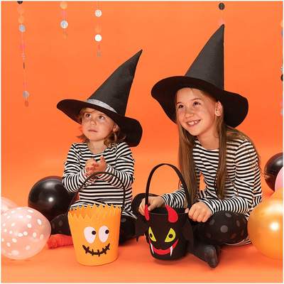 Ohhh! Lovely! Halloween Filzkorb orange 17x18cm