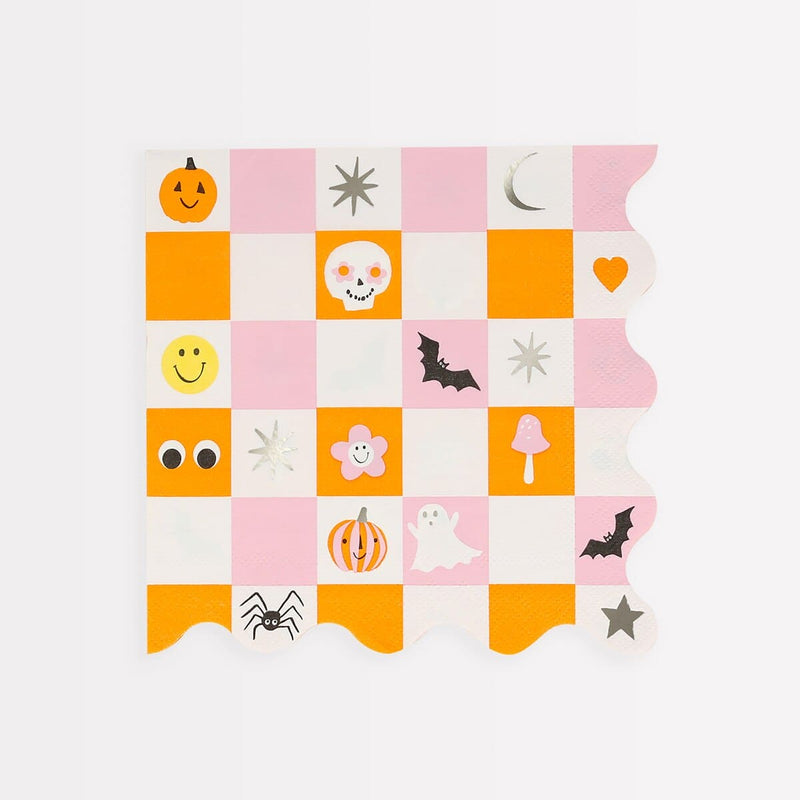 Groovy Halloween Icon Large Napkins (x 16)