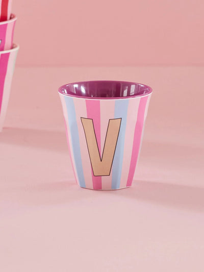 Mittelgroße Becher - Mehrfarbig - V - Stripes | Boutique Ballooons