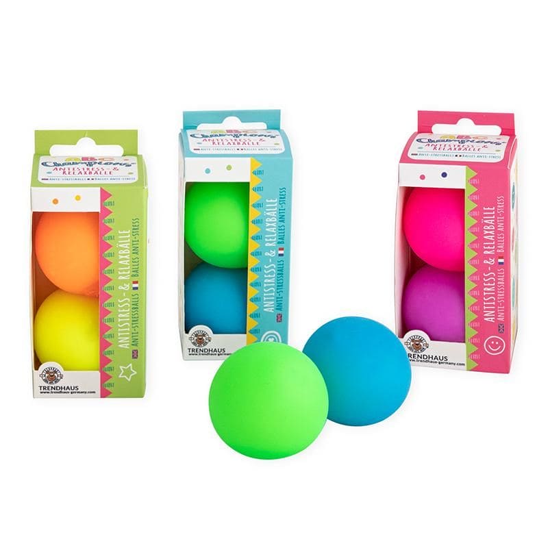 ABC CHAMPIONS Antistress & Relaxbälle 2er-Set | Boutique Ballooons