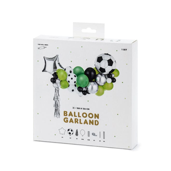 Fußball Ballongirlande XXL | Boutique Ballooons