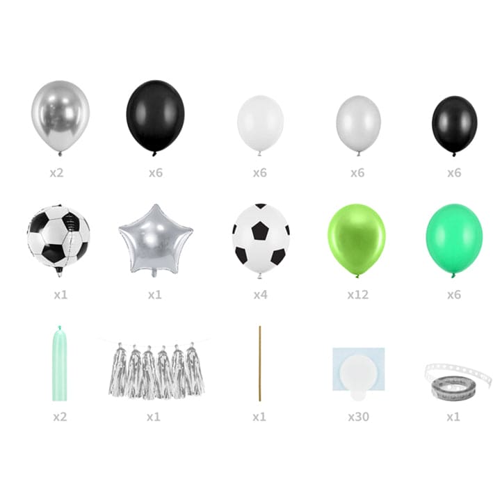 Fußball Ballongirlande XXL | Boutique Ballooons