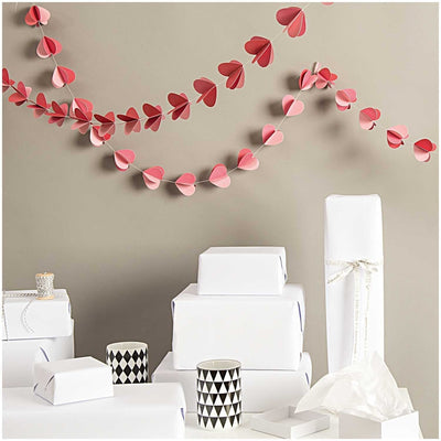 PAPIER GIRLANDE, HERZEN, FSC MIX | Boutique Ballooons