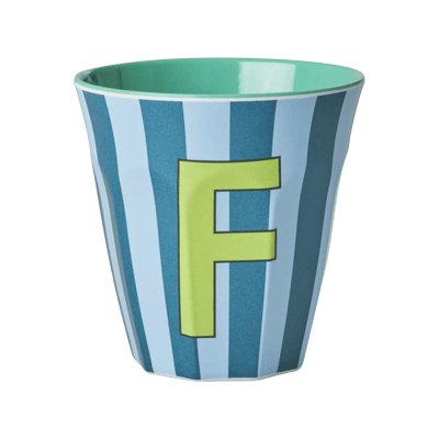 Mittelgroße Becher - Blau - F - Stripes | Boutique Ballooons