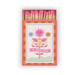 A Dopo Boxed Matches "Sun" Hot Pink - 75 matches (9.6 CM)