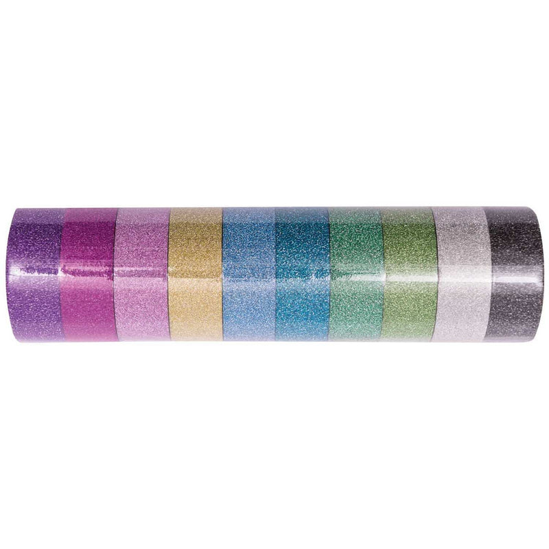 GLITTER TAPE SET, BUNT