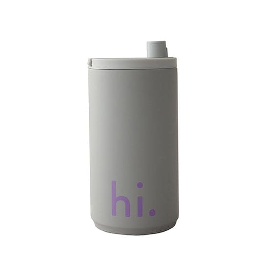 Design Letters - REISEBECHER - HI. - 350ML - grau | Boutique Ballooons