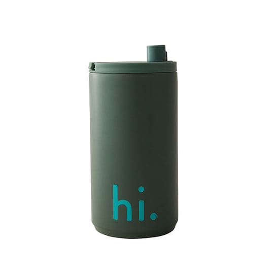 Design Letters - REISEBECHER - HI. - 350ML - grün