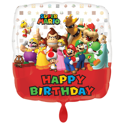 Mario Bros Happy Birthday | Boutique Ballooons