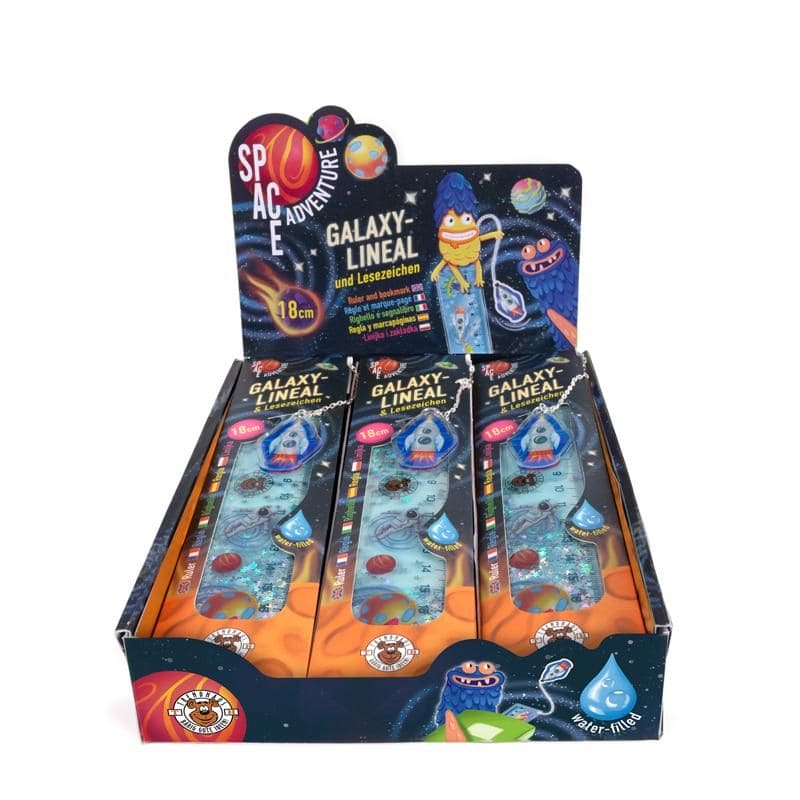 SPACE ADVENTURE GALAXY-LINEALE 18CM & LESEZEICHEN