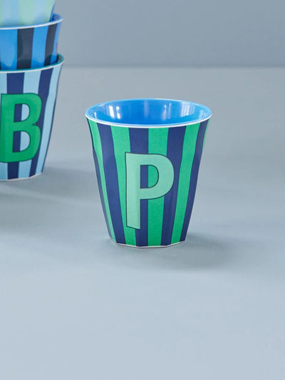 Mittelgroße Becher - Blau - O - Stripes (Kopie) | Boutique Ballooons