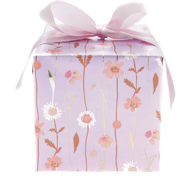 Paper Poetry Geschenkpapier Blumenranken flieder 70cm 2m 80g/m² | Boutique Ballooons