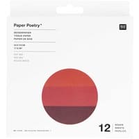 Paper Poetry Seidenpapier rot sortiert 50x70cm 12 Bögen | Boutique Ballooons