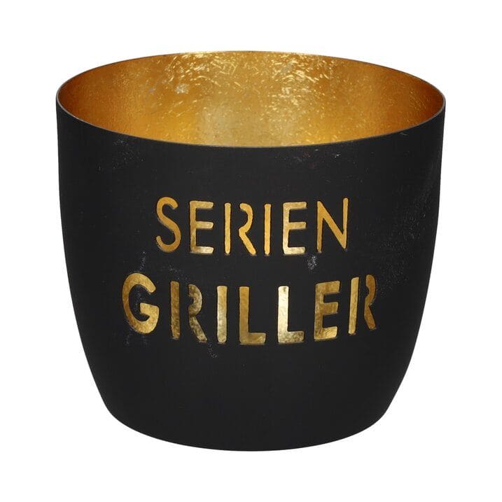 MADRAS, WINDLICHT, M, MOTIV: SERIEN GRILLER, SCHWARZ/GOLD