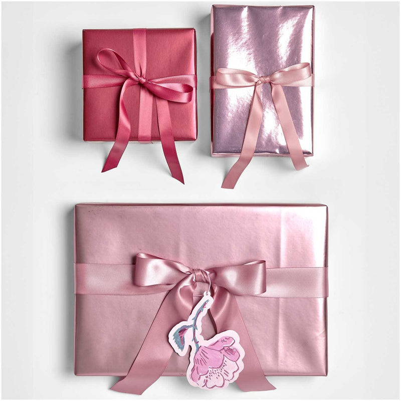 Geschenkpapier Metallic Rosa, Matt, FSC MIX