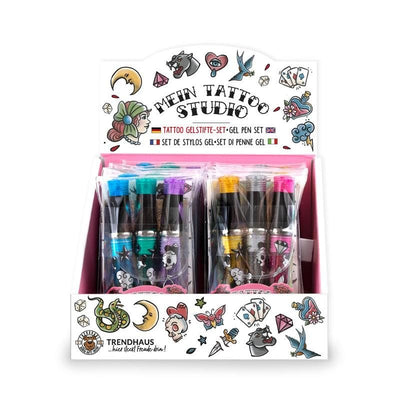 Tattoo Studio Gelstifte Glitzer 3er-Set | Boutique Ballooons