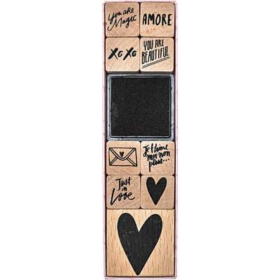 Paper Poetry Stempelset It must be love 9 Stempel | Boutique Ballooons