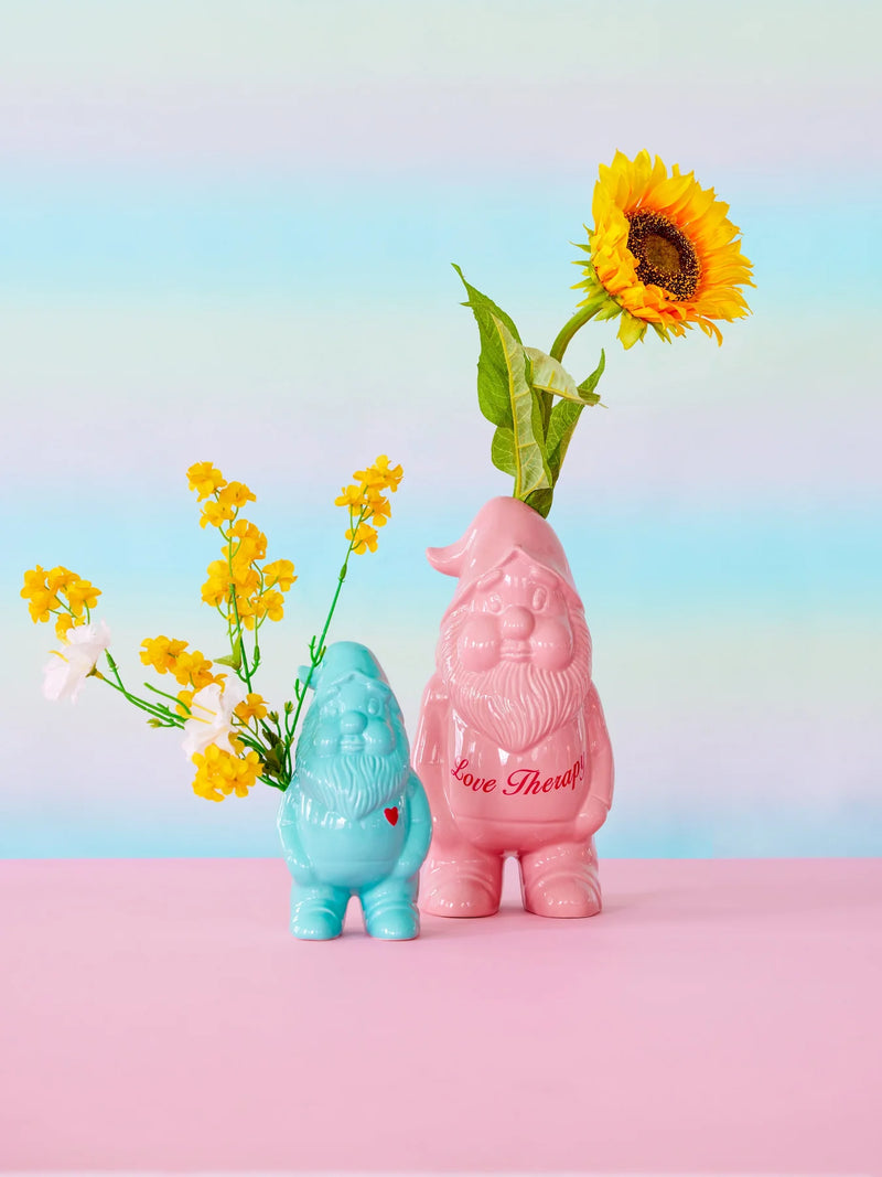 Kleine Gnom Keramik Vase - Mint