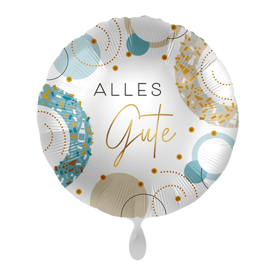 Golden Blue Birthday | Boutique Ballooons