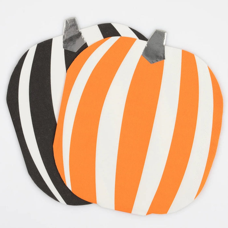 Mod Pattern Pumpkin Napkins