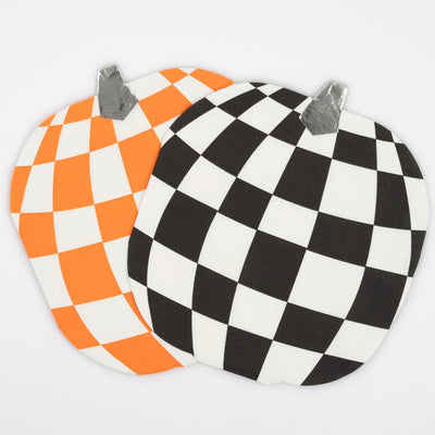 Mod Pattern Pumpkin Napkins