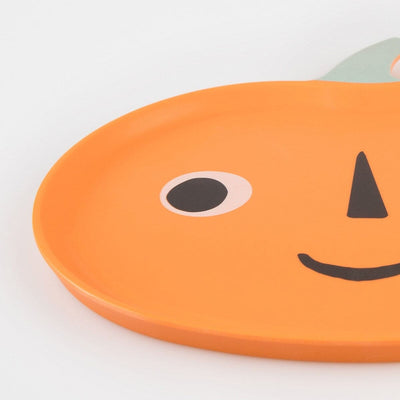 Reusable Jack O' Lantern Plate