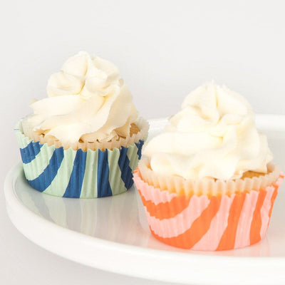 Stripe Party Cupcake Kit (x 24 toppers)