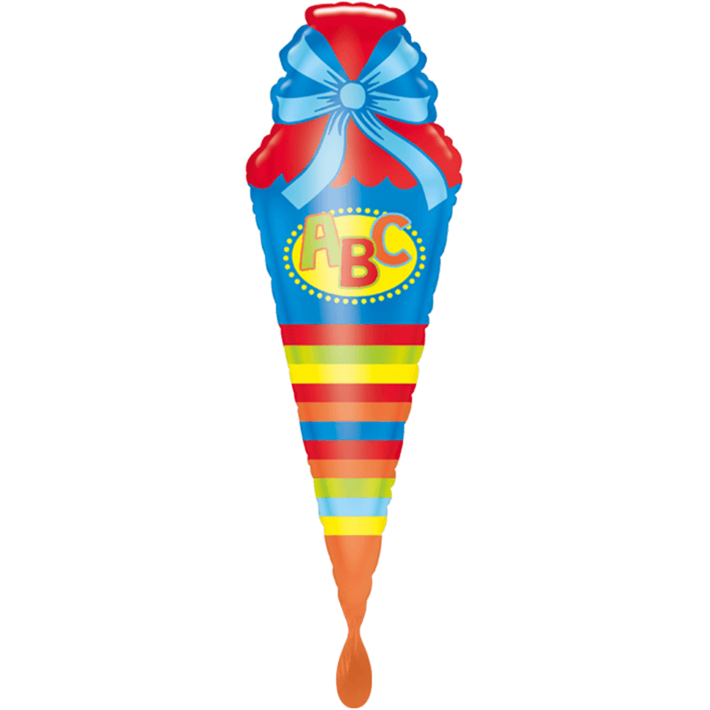 ABC Schultüte Blau XXL | Boutique Ballooons