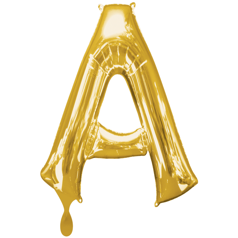 Buchstabe A XXL - Gold | Boutique Ballooons