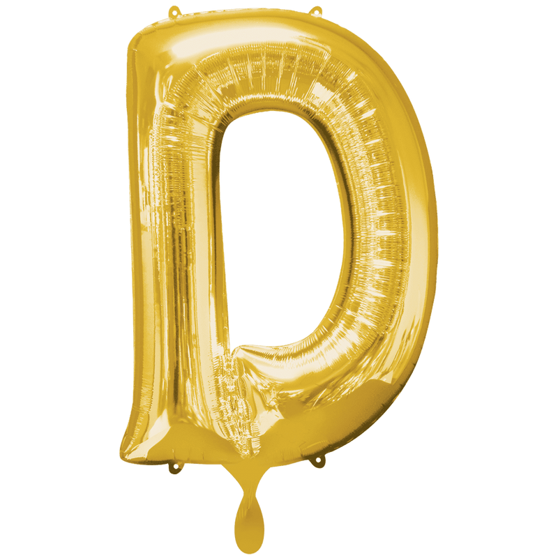 Buchstabe D XXL - Gold | Boutique Ballooons