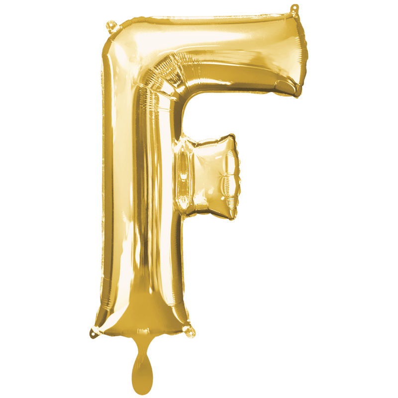 Buchstabe F XXL - Gold | Boutique Ballooons