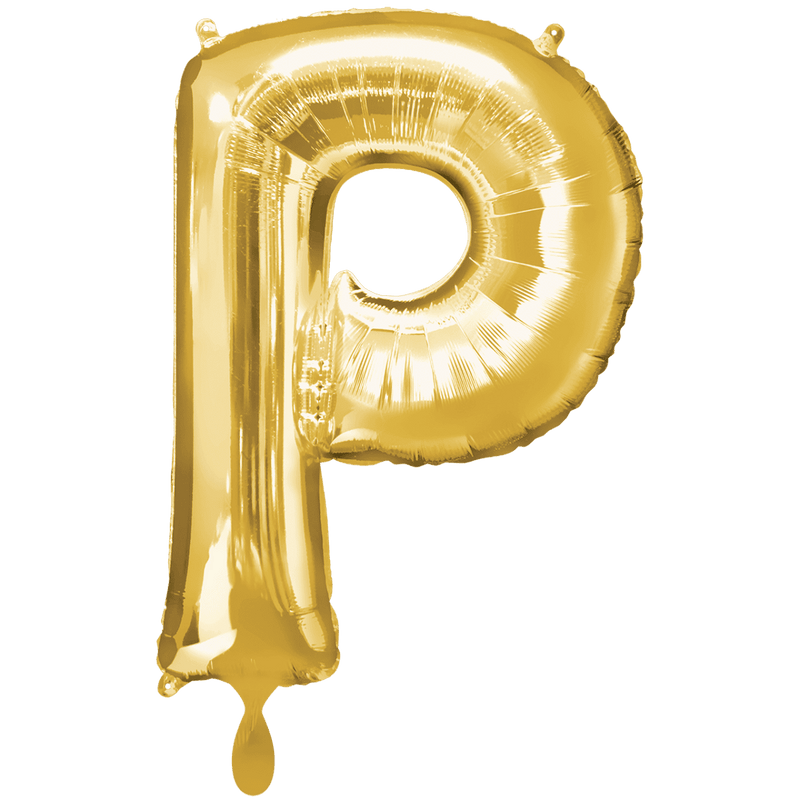 Buchstabe P XXL - Gold | Boutique Ballooons