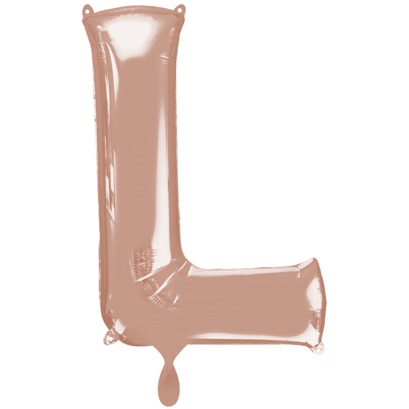 Buchstabe L XXL - Rosegold | Boutique Ballooons