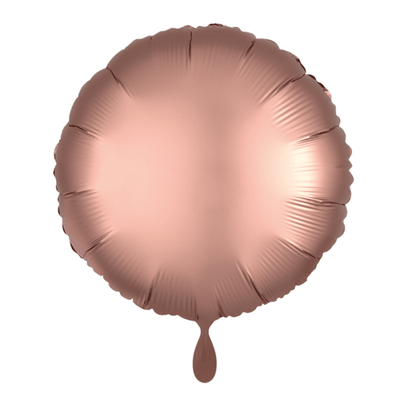 Rundballon - Silk Lustre - Rosegold | Boutique Ballooons