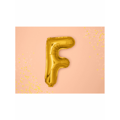 Buchstabenballon F XS - Gold