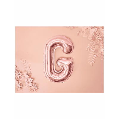 Buchstabenballon G XS - Rosegold