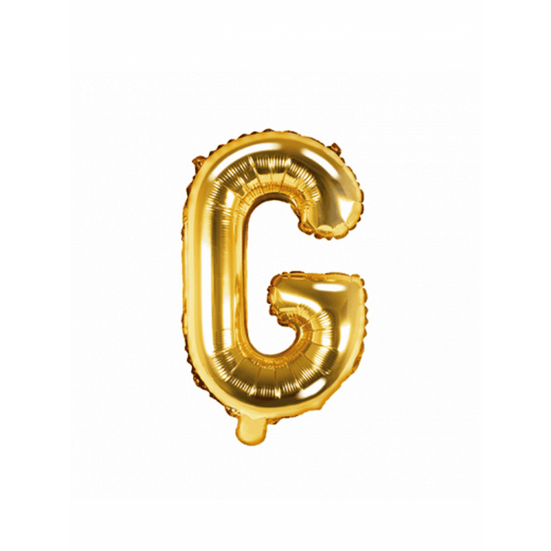 Buchstabenballon G XS - Gold