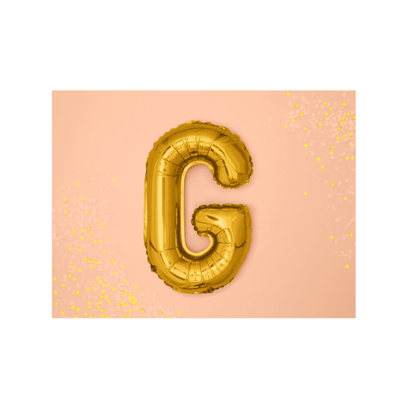 Buchstabenballon G XS - Gold