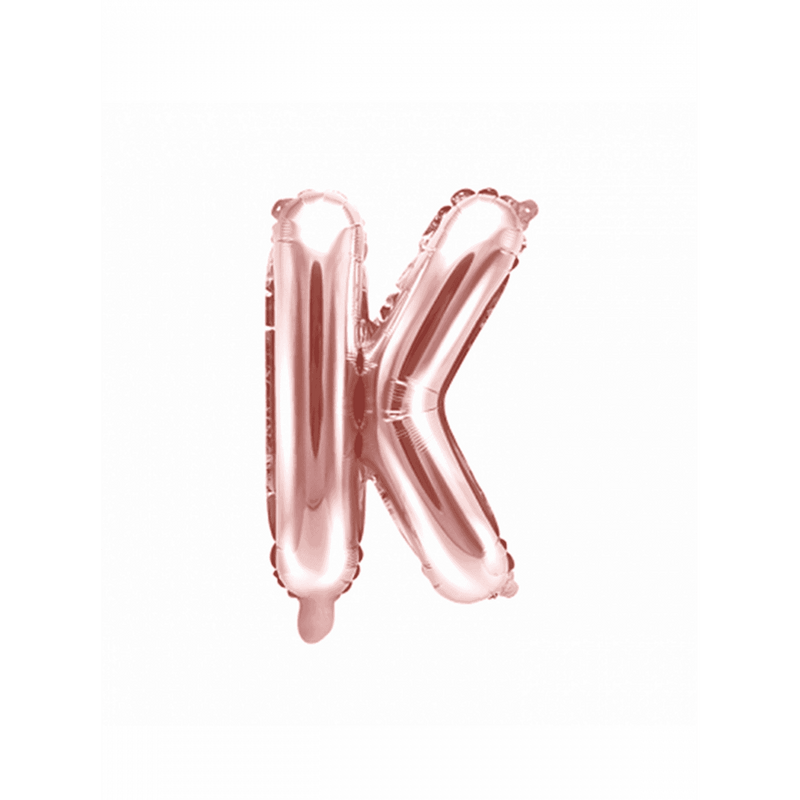 Buchstabenballon K XS - Rosegold