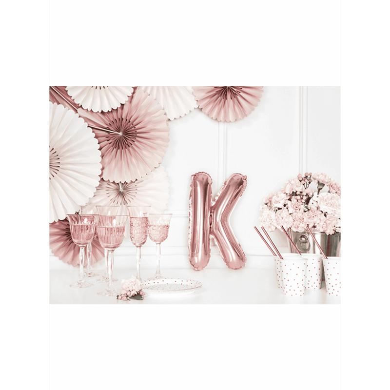 Buchstabenballon K XS - Rosegold