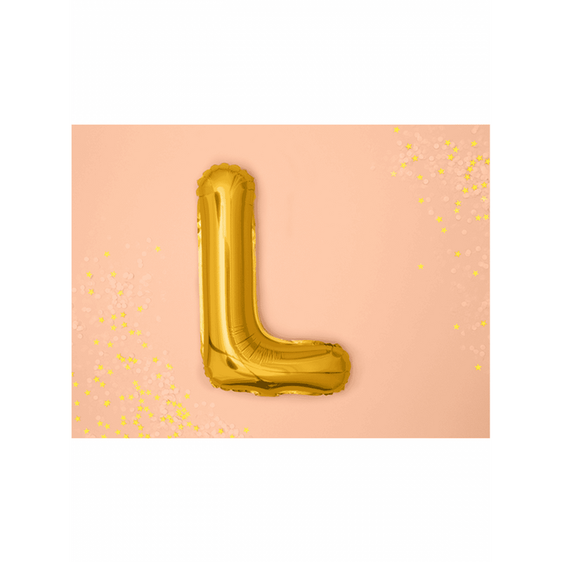 Buchstabenballon L XS - Gold | Boutique Ballooons